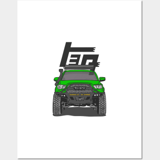 4Runner TRD Offroad adventures - Green Essential Posters and Art